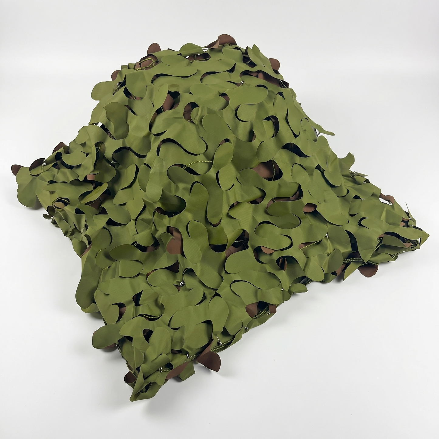 Malla de camuflaje reforzada militar para terraza y jardín - Estilo woodland