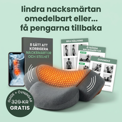 Lindra nacksmärtan på 15 minuter — eller pengarna tillbaka i 365 dagar