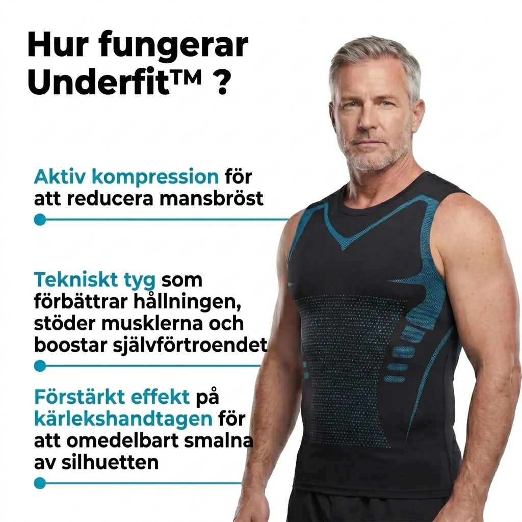 Underfit™ | Formande Kompressionslinne för Män