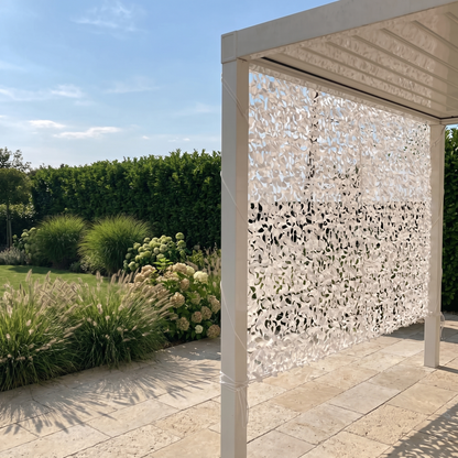 Malla de camuflaje de ocultación para terraza y valla - Sombra y privacidad