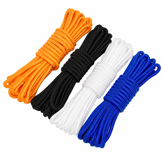 Cuerda de fijación de poliéster trenzado para malla de camuflaje - 6 colores