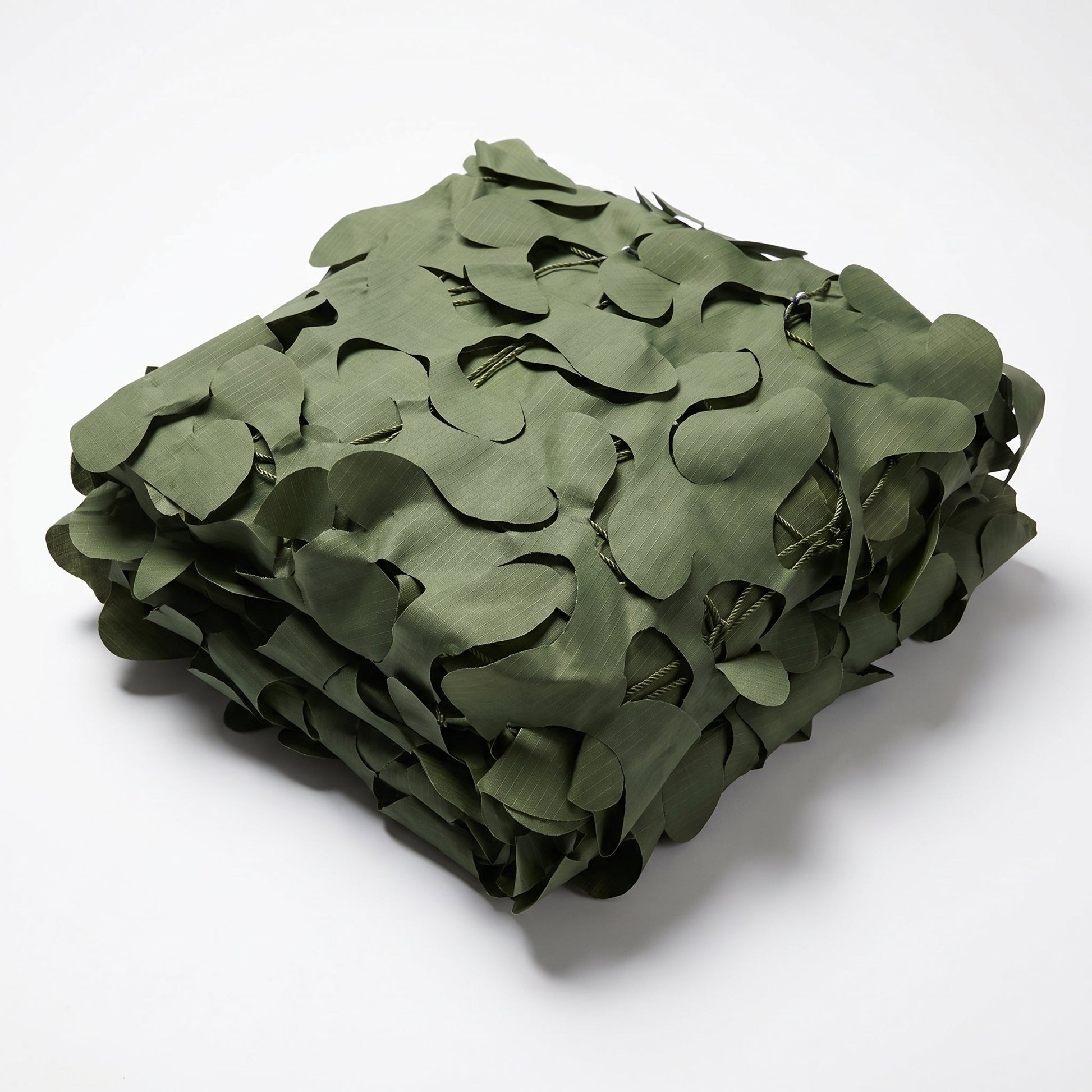 Malla de camuflaje triangular verde para jardín y terraza arbolada - Dosel en ángulo