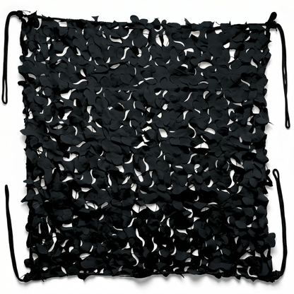 Malla de camuflaje reforzada negra para terraza y patio - Diseño gráfico y contemporáneo