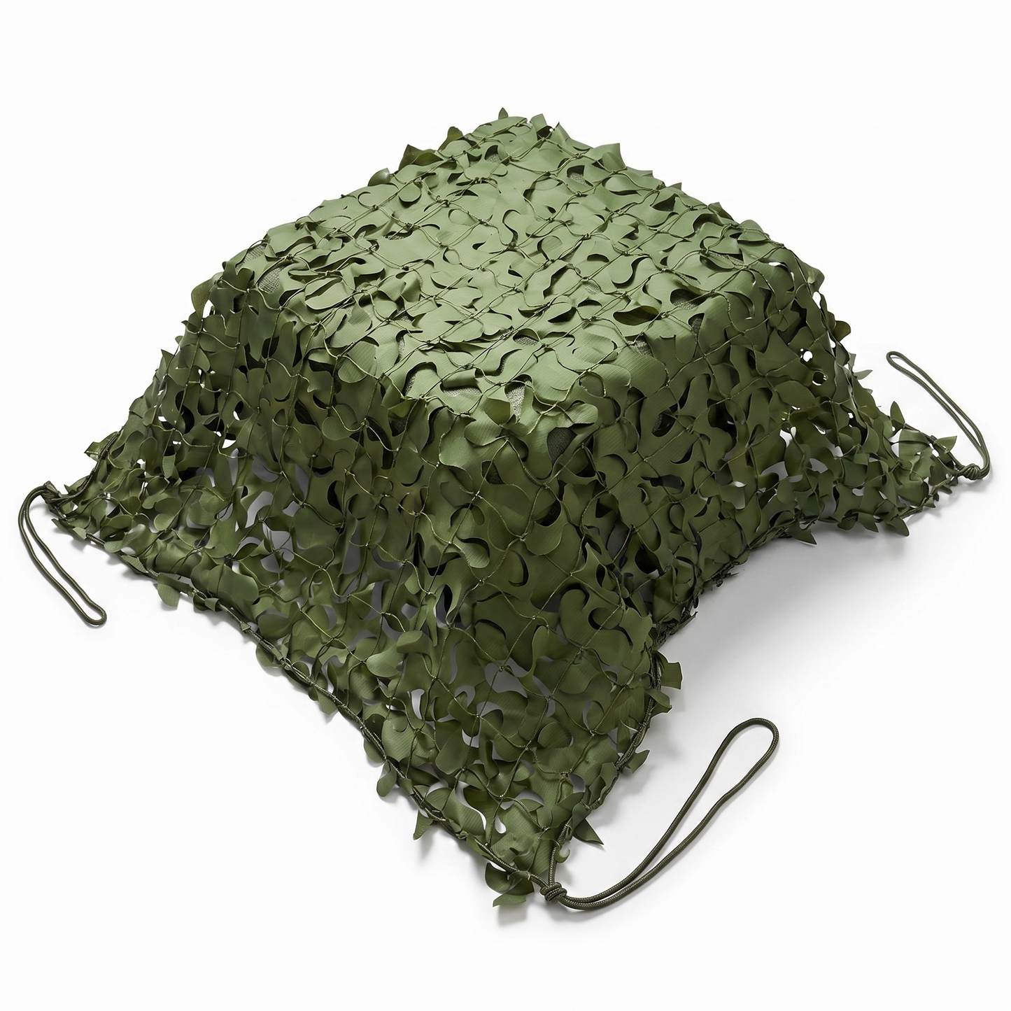 Malla de camuflaje reforzada verde para terraza y jardín arbolado - Dosel natural
